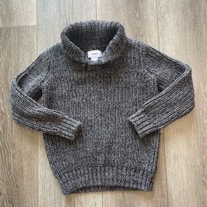 Old Navy Boy Dressy Charcoal Shawl Knit Sweater size 5T